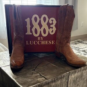Lucchese Brown Heeled Boots